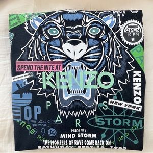 LIKE NEW Kenzo Tiger Print T-shirt Limited Edition Print Men US S
